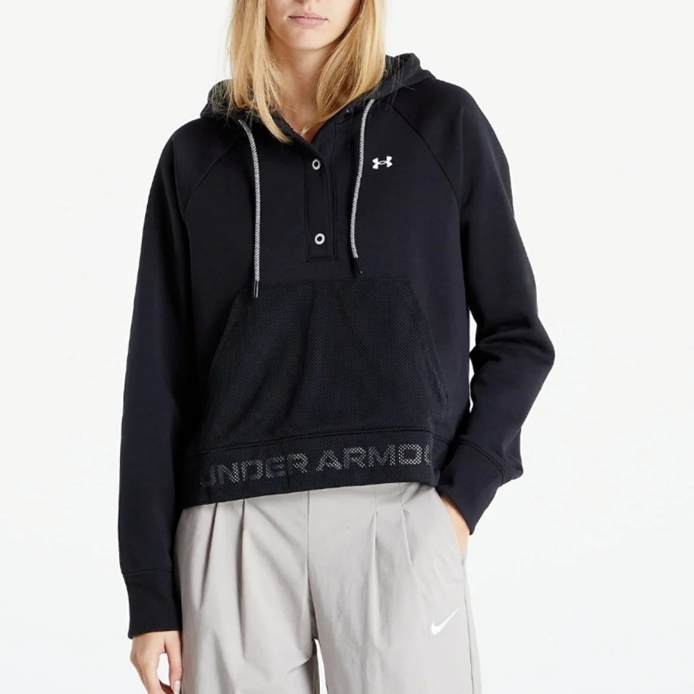 Under Armour Rival Fleece Black Hoodie / XL